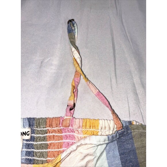 Billabong Let's Go Striped Crop Top Sarah Cameron Outer Banks OBX Boho Beach EUC - Picture 4 of 12